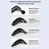 Pistola de masaje muscular en forma de U