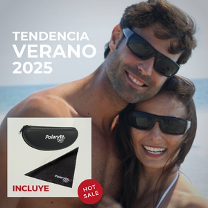 Gafas de sol polarizadas con protección UV400, lentes antirayaduras e imán