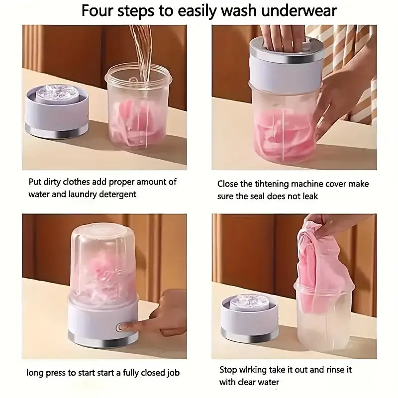 Lavadora Portátil Inalámbrica Recargable